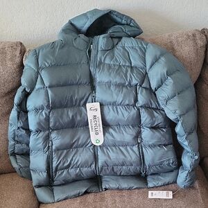 Teal Puffer Jacket
